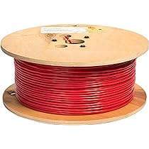 Câble incendie 2 paires AWG20 (8/10°) 500 M avec écran rouge