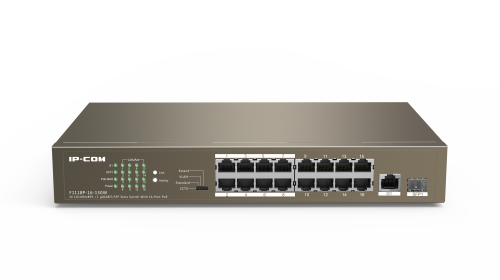 SWITCH 16 PORTS 10/100/1000 MBPS POE+ GIGA SFP PORTS 150W