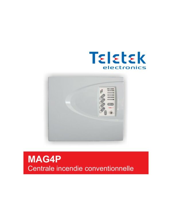 CENTRALE DETECTION 2 ZONES SUPERVISEES BOITE PLASTIQUE 32 PEREFERIQUES PAR ZONE CONVENTIONNEL TELETEK